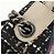 Borsa a Spalla CHANEL Airline Chain Tweed 2way Nera Argento CC Auth 181416SM Nero - vista 21