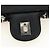 Borsa a Spalla CHANEL Airline Chain Tweed 2way Nera Argento CC Auth 181416SM Nero - vista 26
