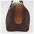 Céline Borsa Boston CELINE Macadam Canvas PVC Pelle Marrone Oro Auth BA13030 D'oro - vista 3