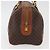 Céline Borsa Boston CELINE Macadam Canvas PVC Pelle Marrone Oro Auth BA13030 D'oro - vista 4
