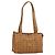 Borsa Tote MCM Vicetos Logogram PVC Pelle Marrone Oro Auth BA13066 D'oro