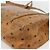 Borsa Tote MCM Vicetos Logogram PVC Pelle Marrone Oro Auth BA13066 D'oro - vista 15