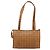 Borsa Tote MCM Vicetos Logogram PVC Pelle Marrone Oro Auth BA13066 D'oro - vista 2