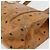 Borsa Tote MCM Vicetos Logogram PVC Pelle Marrone Oro Auth BA13066 D'oro - vista 9