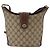 GUCCI GG Supreme Web Sherry Line Borsa in PVC Beige Oro 40 02 081 Auth bs35338 D'oro - vista 13