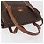 Céline Borsa CELINE Macadam Canvas PVC Pelle Marrone Oro Autentica 182298 D'oro - vista 6