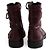Zadig & Voltaire Bordeaux Biker-Stiefel - Ansicht 2
