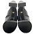 Mule con plateau Medusa Chain in vernice nero Versace - vista 6