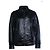 Aime AIM, chaqueta biker de cuero negro