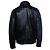 Aime AIM, chaqueta biker de cuero negro - vista 3