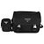 Borsa Messenger Prada Black Re-Nylon Saffiano Double Buckle Nero - vista 8