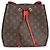 Néonoé Louis Vuitton Coquelicot Monogram Canvas Neonoe MM Marrone