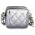 Chanel Metallic Quilted Lambskin Coco Punk Clutch mit Kette - Ansicht 2