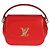 Borsa a Spalla Louis Vuitton Red Monogram Vernis Pasadena Rosso - vista 8