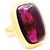 Anello Pomellato, "Cardinale", oro giallo, tormalina. - vista 2