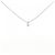 Autre Marque Collana in platino e diamanti Argento