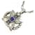 Autre Marque Collana Georg Jensen 925 Argento e Lapislazzuli - vista 3