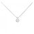 Autre Marque Collana in Au750 con Diamanti Argento