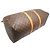 Borsa Boston Louis Vuitton Keepall 55 Marrone - vista 3