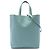 Cabas Céline Tote verticale Celine in pelle di vitello a grana piccola blu Blu chiaro