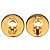 Orecchini Chanel Black CC Gold Plated Resin Clover Clip On Nero - vista 2
