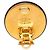 Orecchini Chanel Black CC Gold Plated Resin Clover Clip On Nero - vista 3