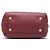 Louis Vuitton Speedy Bandouliere 25 in pelle Monogram Empreinte rosso Bordò - vista 3