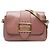 Burberry Pink Small Leather Medley Buckle Crossbody