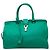 Borsa cabas Chyc in pelle di vitello verde medium Saint Laurent
