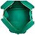 Borsa cabas Chyc in pelle di vitello verde medium Saint Laurent - vista 4