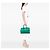 Borsa cabas Chyc in pelle di vitello verde medium Saint Laurent - vista 7