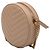 Bolsa Camera Bag redonda em vinil chevron bege Grain De Poudre Saint Laurent - vista 2