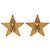 Chanel Gold CC Vergoldete Emaille-Stern Clip-Ohrringe Golden - Ansicht 2
