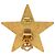 Chanel Gold CC Vergoldete Emaille-Stern Clip-Ohrringe Golden - Ansicht 3