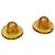 Chanel Gold CC Vergoldete Emaille-Stern Clip-Ohrringe Golden - Ansicht 4