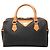 Saint Laurent Boston Bag aus schwarzem PVC