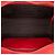 Borsa Tote Convertibile Prada Red Soft Calf Trimmed Saffiano Lux Zip Vermelho - vista 4