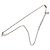 Collana Essential V Supple in ottone argentato Louis Vuitton Argento