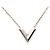 Collana Essential V Supple in ottone argentato Louis Vuitton Argento - vista 3