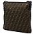 Fendi Marrón Zucca Canvas Crossbody Castaño - vista 2