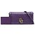 Bottega Veneta Borsa a tracolla Olimpia Knot in nappa Intrecciato viola - vista 6