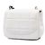 Chanel White Mini Quilted Lambskin Resin Crystal Square Monacoco Flap Bianco Crudo - vista 2