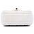 Chanel White Mini Quilted Lambskin Resin Crystal Square Monacoco Flap Bianco Crudo - vista 3