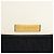 Borsa a tracolla in tela con bordi in pelle bianca Saint Laurent Bianco Crudo - vista 5