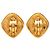 Orecchini a clip Chanel Gold Quilted Gold Plated Rhombus D'oro - vista 2