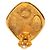 Orecchini a clip Chanel Gold Quilted Gold Plated Rhombus D'oro - vista 4