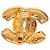 Orecchini a clip Chanel Gold CC trapuntati placcati oro D'oro - vista 3