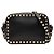 Borsa a tracolla Valentino in pelle nera Rockstud Nero