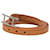 Bracelet Hermès Behapi Triple Tour en cuir Swift marron  - vue 2