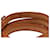 Bracelet Hermès Behapi Triple Tour en cuir Swift marron  - vue 4